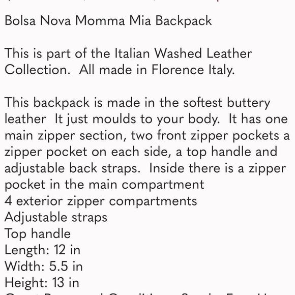 Free People x Bolsa Nova Momma Mia in Backpack - Picture 7 of 8
